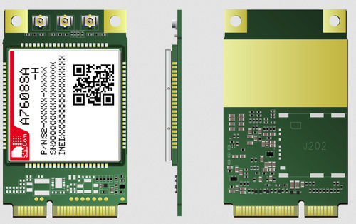 Módulo inalámbrico 4G - A7608SA-H  - SIMCom Wireless Solutions Ltd. - USB / LTE / PCIe