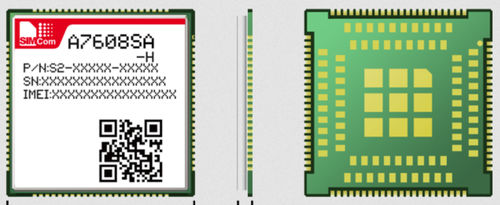 Módulo inalámbrico 4G - A7608SA-H - SIMCom Wireless Solutions Ltd. - USB / LTE / 3G