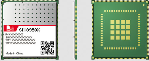 Módulo inalámbrico LTE - SIM8950X  - SIMCom Wireless Solutions Ltd. - USB / de datos / GNSS