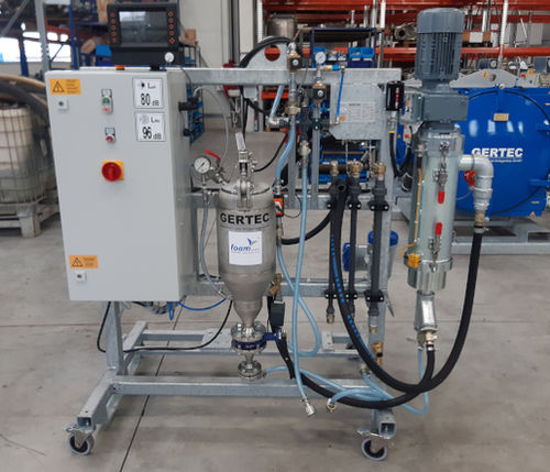 Hormigonera de hormigón ligero - SBL-2K - GERTEC - eléctrica / móvil