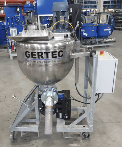 Mezcladora batch - CIM-100-E - GERTEC - dinámica / vertical / móvil