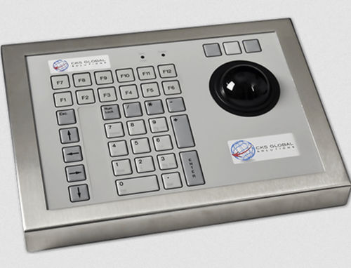 Teclado empotrable - CKS - de tecla mecánica / 42 teclas / con trackball