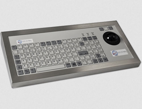 Teclado empotrable - CKS - de tecla mecánica / 96 teclas / con trackball