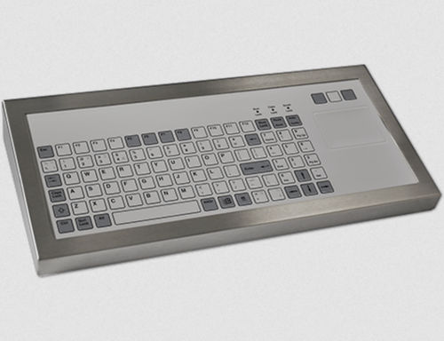 Teclado empotrable - CKS - de tecla mecánica / 96 teclas / con alfombrilla táctil