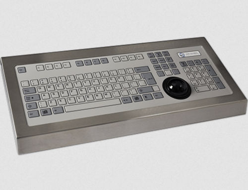 Teclado empotrable - CKS - de tecla mecánica / 128 teclas / con trackball