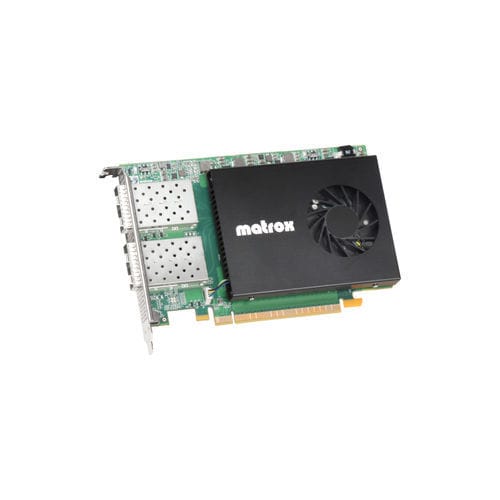 Tarjeta interfaz red IP - DSX LE5 Q25 - Matrox Video - para redes / GbE / multivías