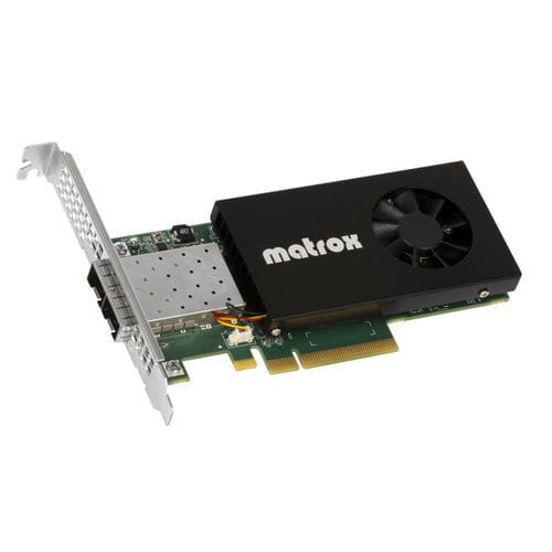 Tarjeta interfaz red IP - DSX LE5 LP D25 - Matrox Video - GbE / de perfil bajo / multivías