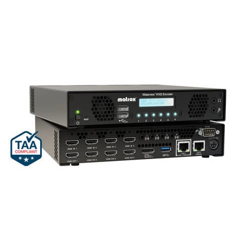 Descodificador codificador - Maevex 6152  - Matrox Video - de audio / de vídeo / Ethernet