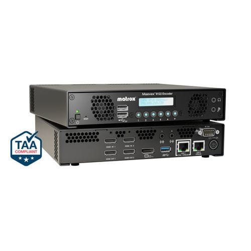Descodificador codificador - Maevex 6122 - Matrox Video - de audio / de vídeo / Ethernet