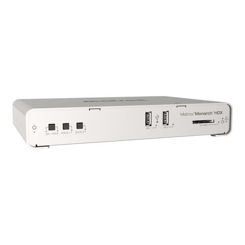 Registrador de eventos - Monarch HDX  - Matrox Video - de vídeo / de visión / para red