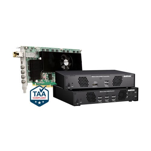Prolongador Ethernet - Extio N3408 - Matrox Video - de red / USB / KVM