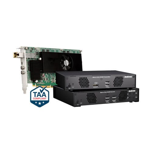 Prolongador Ethernet - Extio N3208 - Matrox Video - de red / USB / KVM