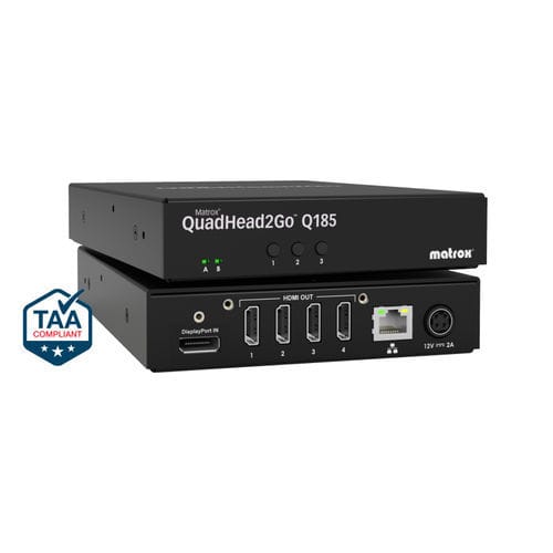 Plataforma de red - QuadHead2Go Q185 - Matrox Video