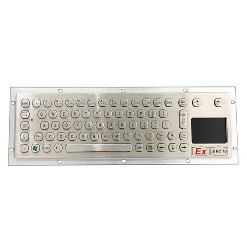 Teclado empotrable - KHExKMV2(-370TP) - Kehang Technology - contacto carbono / 68 teclas / con ratón integrado de 2 teclas