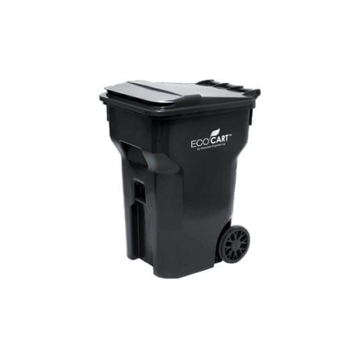 Cubo de basura de plástico - ECOCART® - CADSCADE CART SOLUTIONS - para carga vertical / para reciclaje / con 2 ruedas