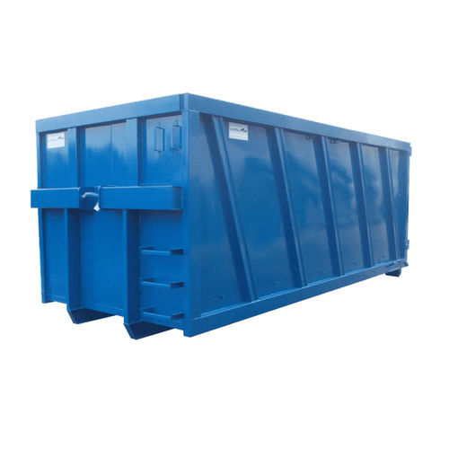 Contenedor de residuos de metal - Locatelli Eurocontainers - de carga trasera / para material plástico / para papel
