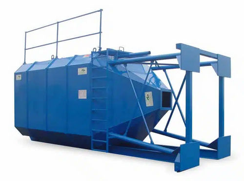 Silo cilindricocónico - Locatelli Eurocontainers - para cereales / de acero al carbono / para la industria