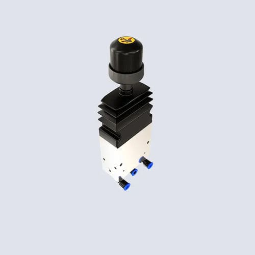 Distribuidor neumático de cajón - 49002020 - Blue Hydraulic SP z o.o. - con accionamiento manual / de 3 vías / proporcional