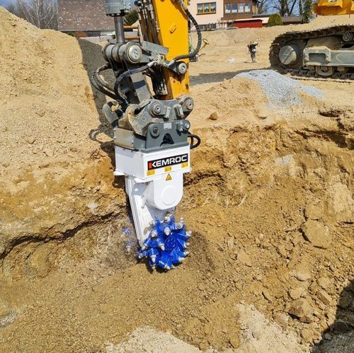 Fresa hidráulica para excavadora - EKT 100 - KEMROC Spezialmaschinen GmbH - de tambor