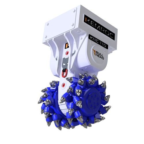 Fresa hidráulica para excavadora - KRC 60 - KEMROC Spezialmaschinen GmbH - de tambor
