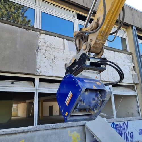 Fresadora en frío para excavadora - EX 70 HD - KEMROC Spezialmaschinen GmbH - para asfalto / para hormigón