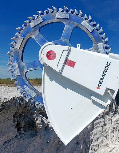Disco de corte para hormigón - DMW 400 Wheel 1000 - KEMROC Spezialmaschinen GmbH - para piedra / para piedra y hormigón / a medida