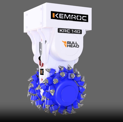 Fresa hidráulica para excavadora - KRC 140 - KEMROC Spezialmaschinen GmbH - de tambor