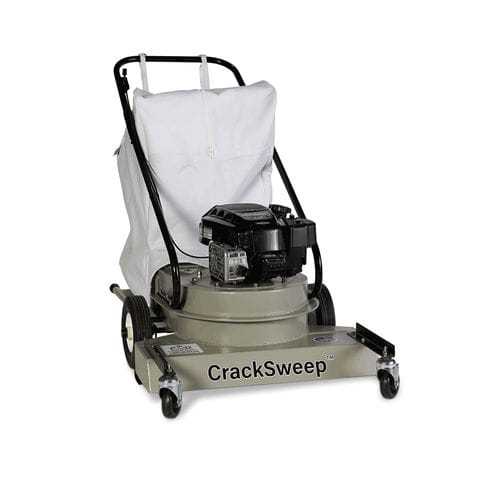 Barredora aspiradora con operador a pie - CrackSweep™ - FOD - gasolina / de exterior / de polvo