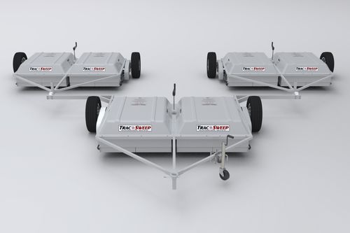 Barredora para pista de aeropuerto - TracSweep® FBR-22 - FOD - montada en camión / sin motor / compacta