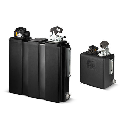 Cuba de regulación de caudal - R series - Ikron - para líquido / de plástico / rectangular