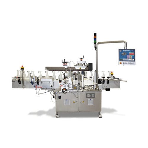 Máquina de etiquetado totalmente automática - FM series - bb Automations- und Steuerungstechnik GmbH - para botellas / de botes / de frascos