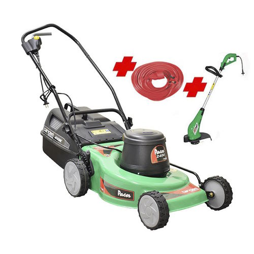 Cortadora de césped eléctrica - PACER - Tandem Lawn Industries - con operador a pie