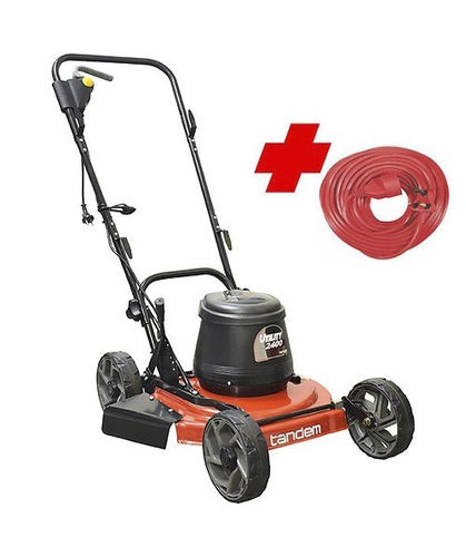 Cortadora de césped eléctrica - UTILITY - Tandem Lawn Industries - con operador a pie