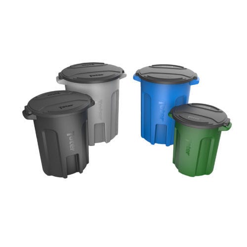 Cubo de basura de plástico - RND series - Toter - enterrado / para residuos orgánicos / con tapa redonda
