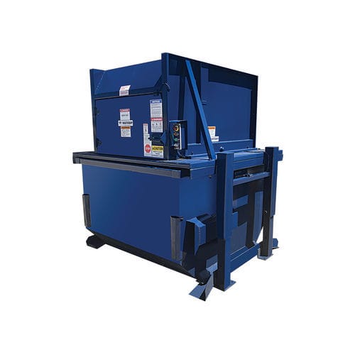 Compactador de basura para recogida selectiva - wastequip - estacionario / vertical / carga frontal