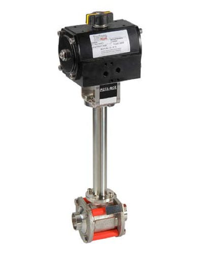 Válvula de bola - Meca-Inox - manual / con control neumático / eléctrica