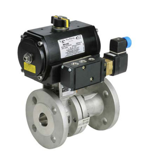 Válvula de bola - Meca-Inox - de palanca / neumática / para productos químicos