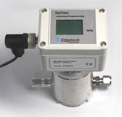 Transmisor de gas de oxígeno - OxyTrans - Edgetech Instruments - de combustible / de concentración / antideflagrante