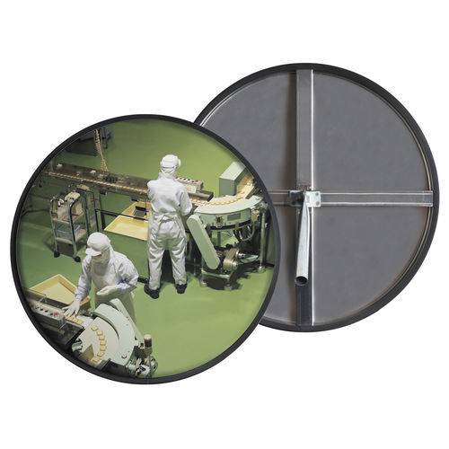 Espejo de seguridad - Steel Crafts Europa - redondo / convexo / de acero inoxidable