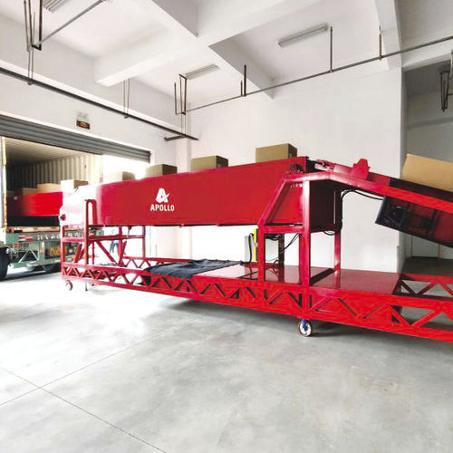 Transportador de banda - 15030 series - Suzhou APOLLO Automation Equipment Co., Ltd - hidráulico / horizontal / con inclinación ajustable