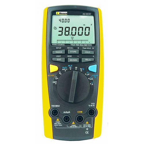 Multímetro digital - IM-9930 - DISTRIMESURE - iMesure - portátil / 1000 V / 10 A