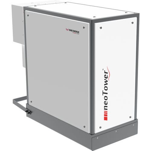 Planta combinada de generación eléctrica y calor con motor de gas - neoTower® 11.0 - RMB/ENERGIE GmbH - de biometano / de BioGPL / de gas licuado de petróleo