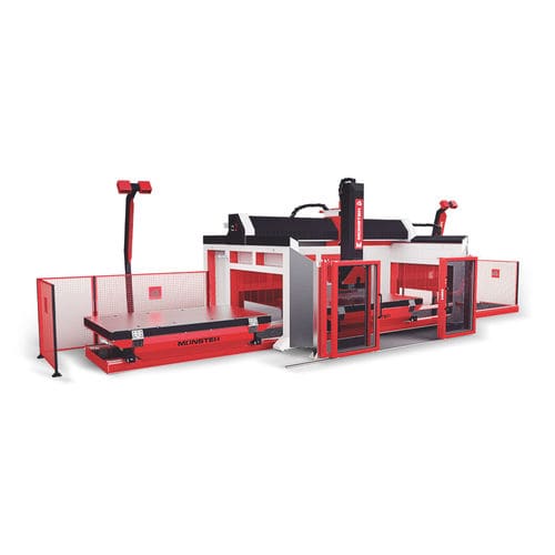 Fresadora CNC con 5 ejes - BREVETEK MAKİNE - vertical / tipo puente / de corte