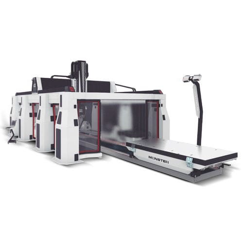 Fresadora CNC 6 ejes - BREVETEK MAKİNE - vertical / para piedra / tipo puente