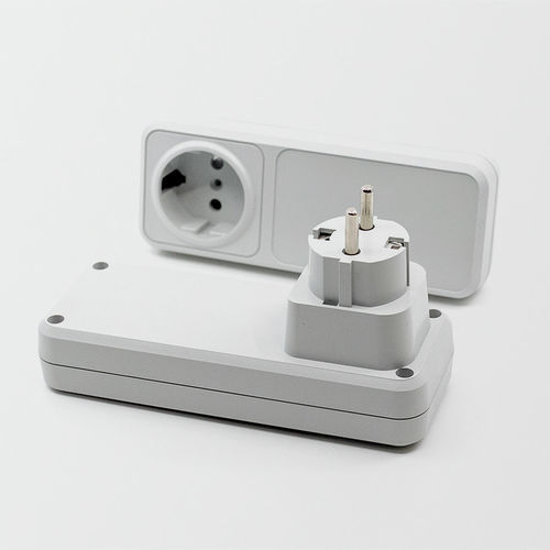 Caja de pared - EVOPLUG - Supertronic - rectangular / de plástico / para aparato de medición