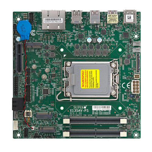 Placa madre mini-ITX - X13SAV-PS - SUPERMICRO - Intel® Core i3 / Intel® Core i5 / Intel® Core i7