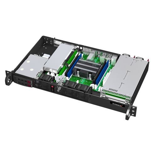 Chasis en bastidor - 506TQC-R301 - SUPERMICRO - 2U / de fondo de panel / con 4 unidades de disco