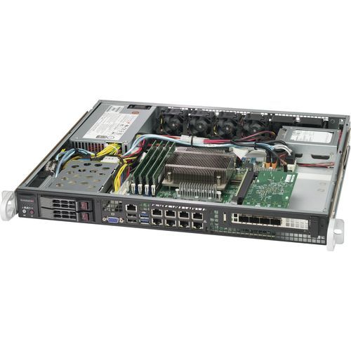 Chasis en bastidor - 513BTQC-350B - SUPERMICRO - 1U / de fondo de panel / con 2 unidades de disco