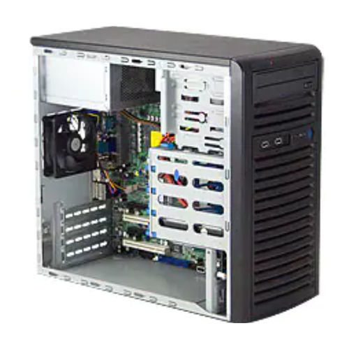 Chasis en bastidor - 731i-300B - SUPERMICRO - de fondo de panel / para placa base ATX / con 4 unidades de disco