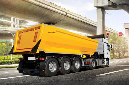 Remolque para contenedores - RN Auto Industry - para obras / de 3 ejes / hidráulico